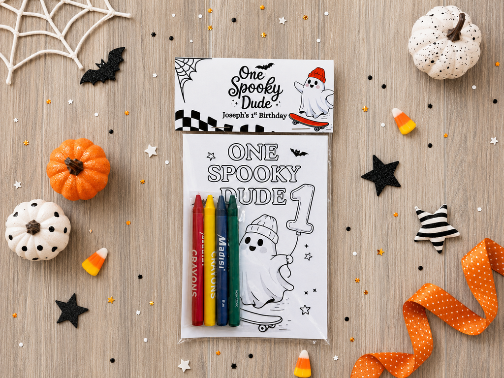 One Spooky Dude Party Favors