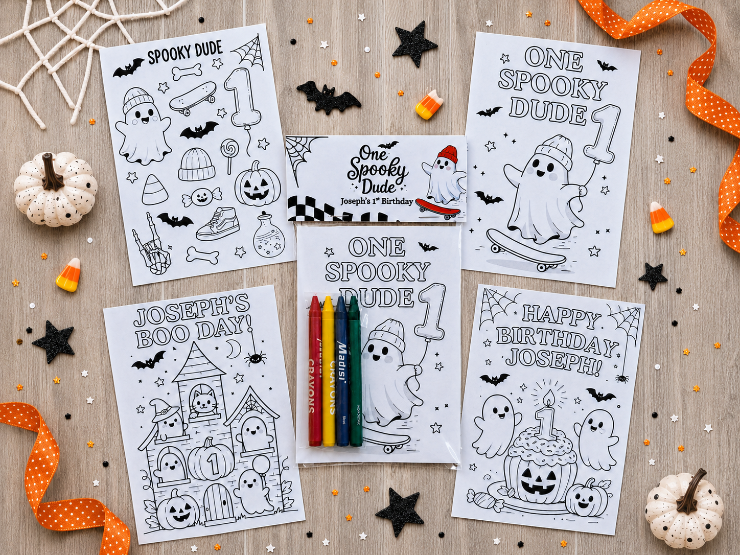 One Spooky Dude Party Favors