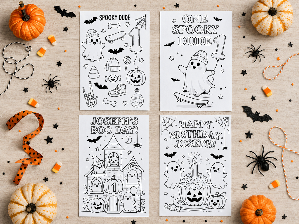 One Spooky Dude Party Favors