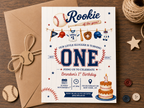 Rookie Year Invite Template