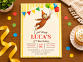 Curious George Invite Template