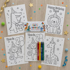 Calling All Party Animals Coloring Pack