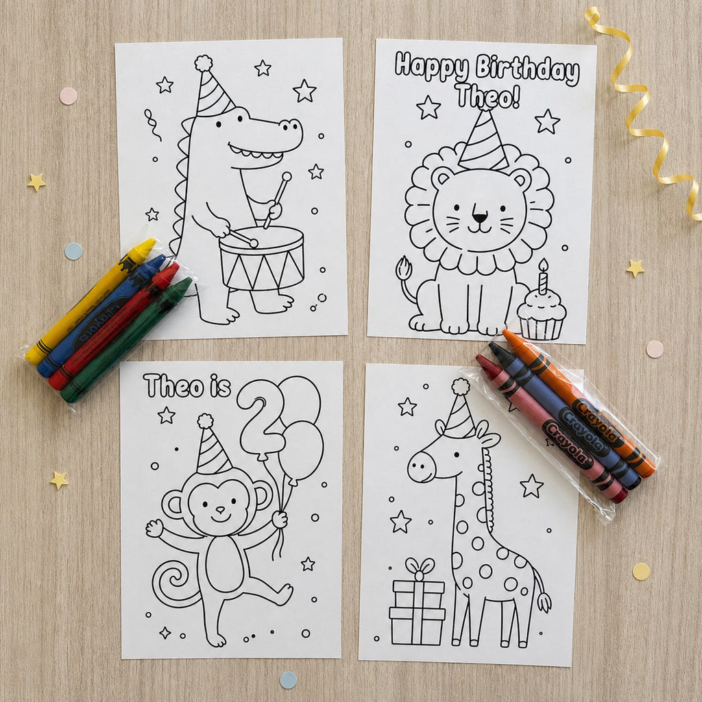 Calling All Party Animals Coloring Pack