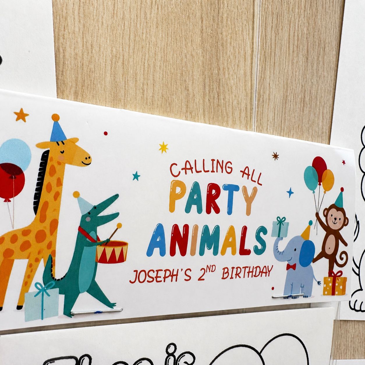 Calling All Party Animals Coloring Pack