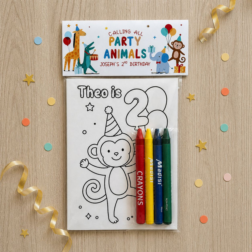 Calling All Party Animals Coloring Pack
