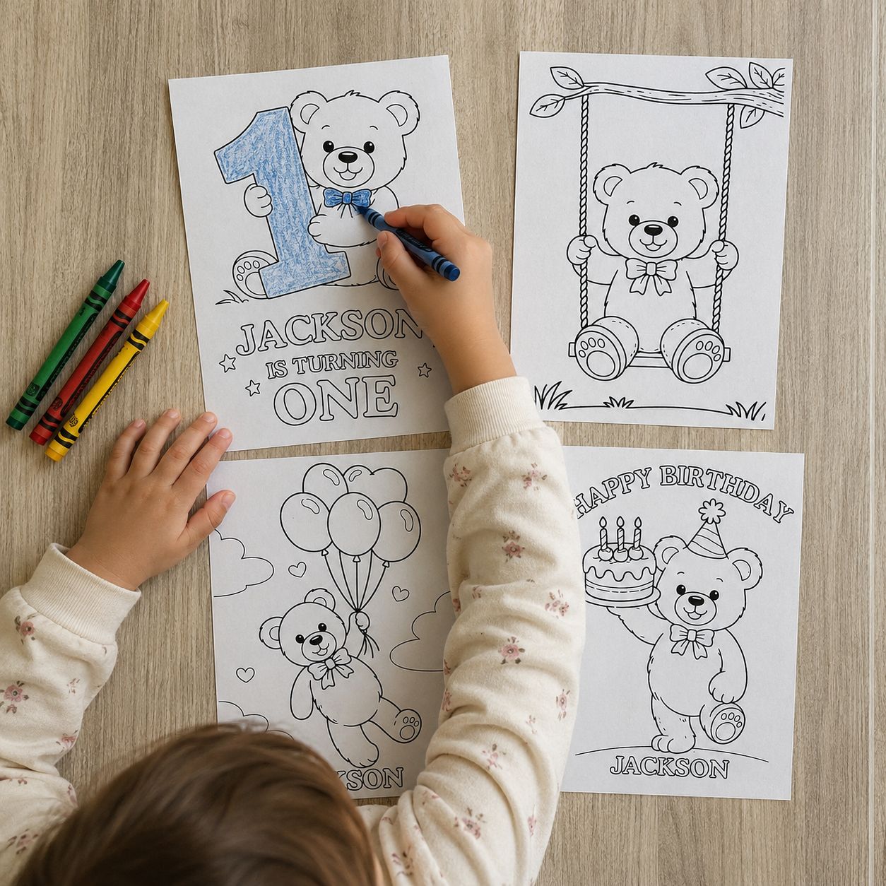 Beary Coloring Pack