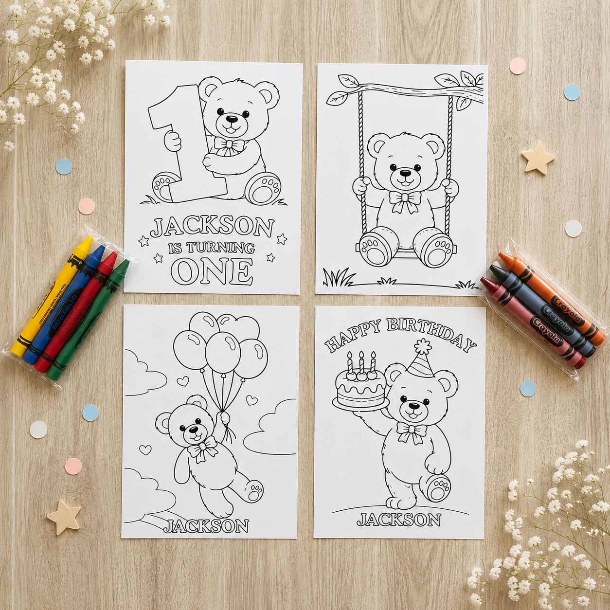 Beary Coloring Pack