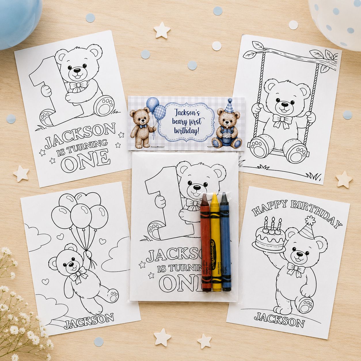 Beary Coloring Pack