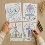 Baptism Coloring Packs