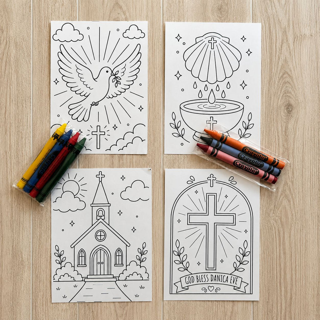Baptism Coloring Packs