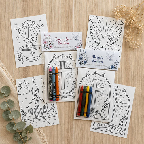 Baptism Coloring Packs