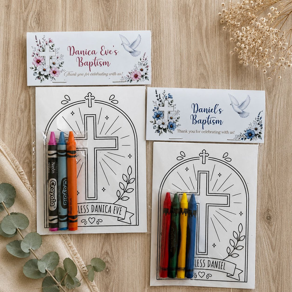Baptism Coloring Packs
