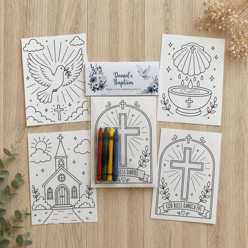 Baptism Coloring Packs