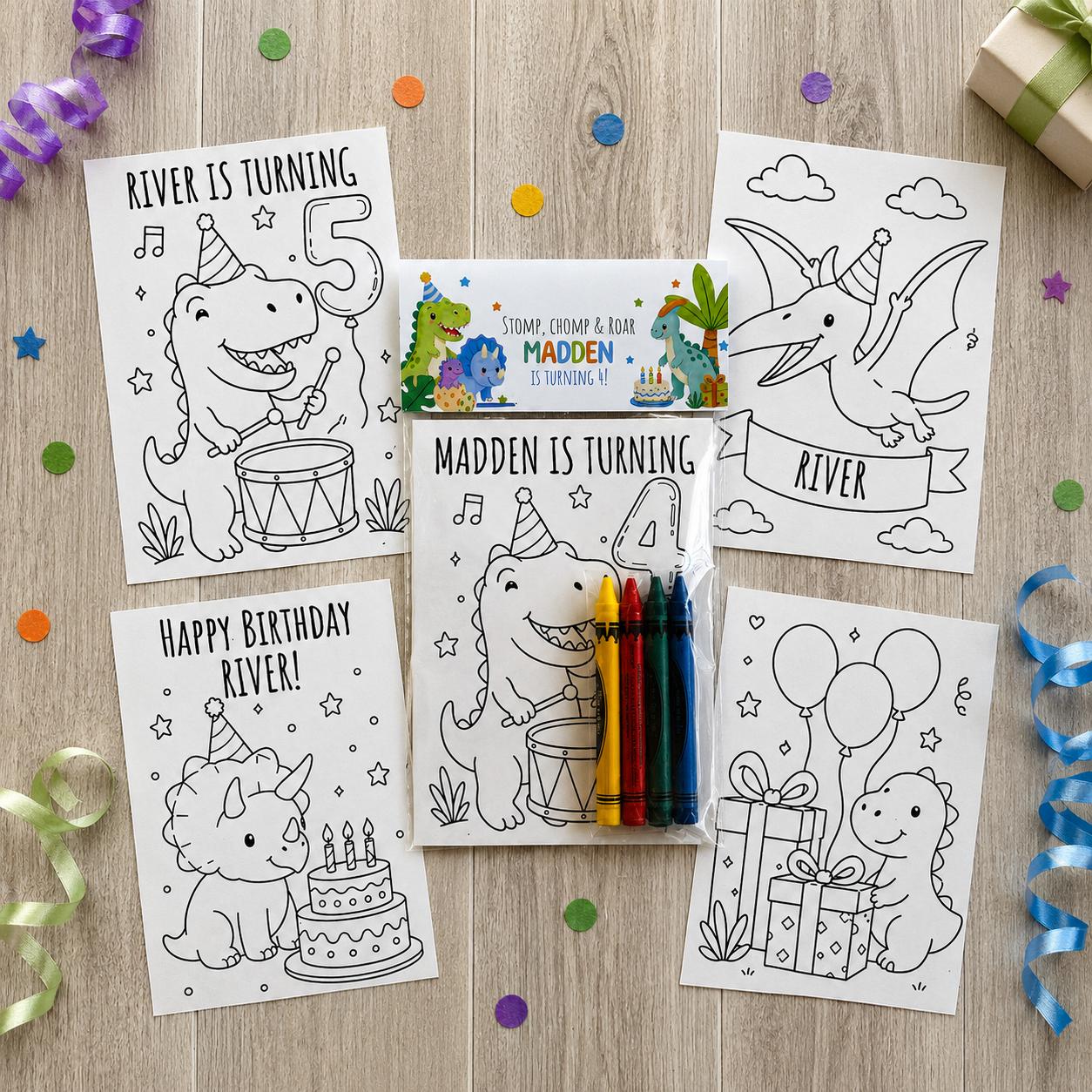 Dinosaur Coloring Pack