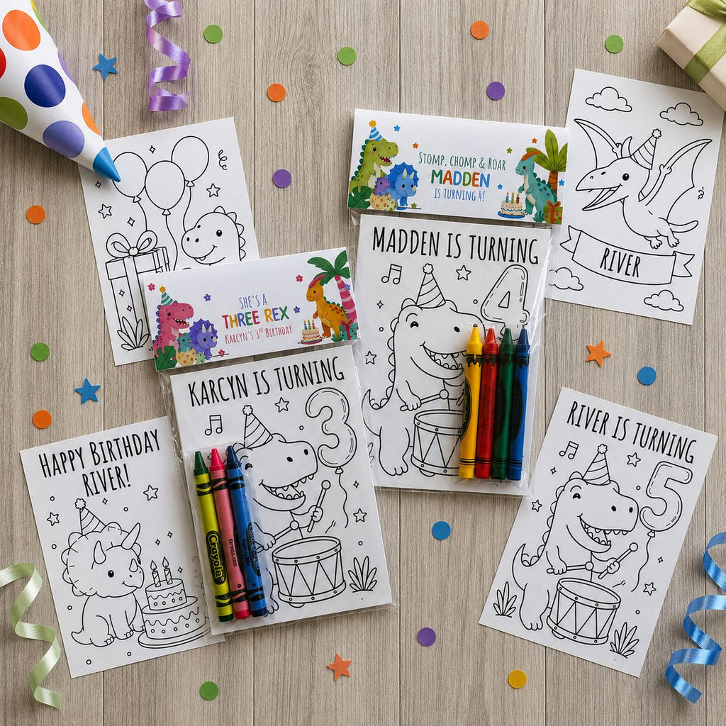 Dinosaur Coloring Pack