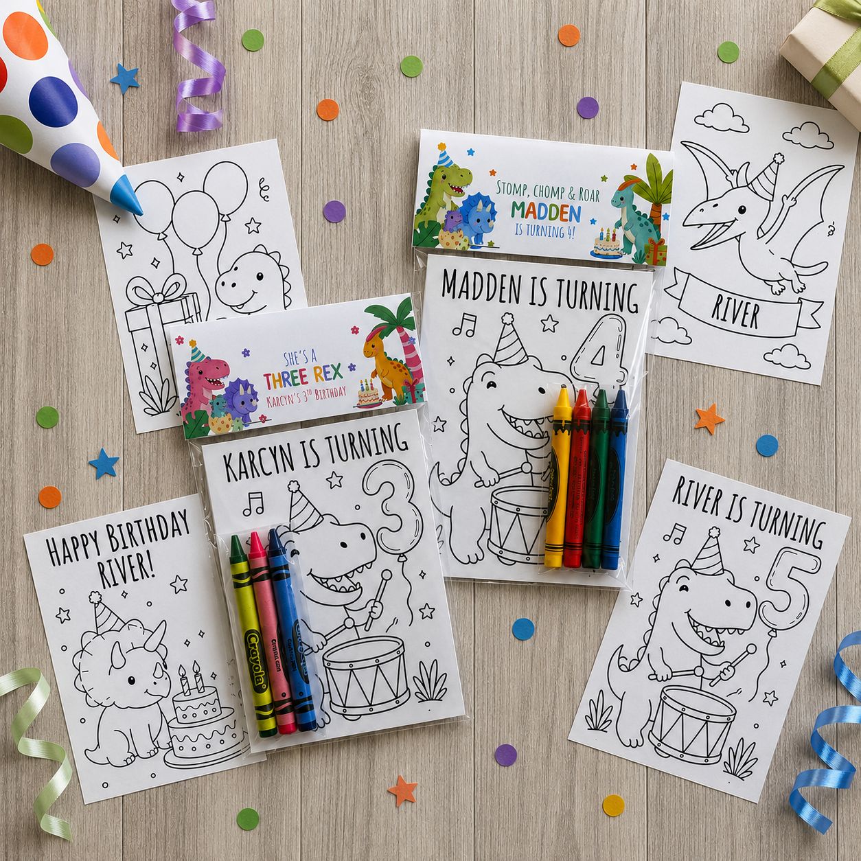 Dinosaur Coloring Pack