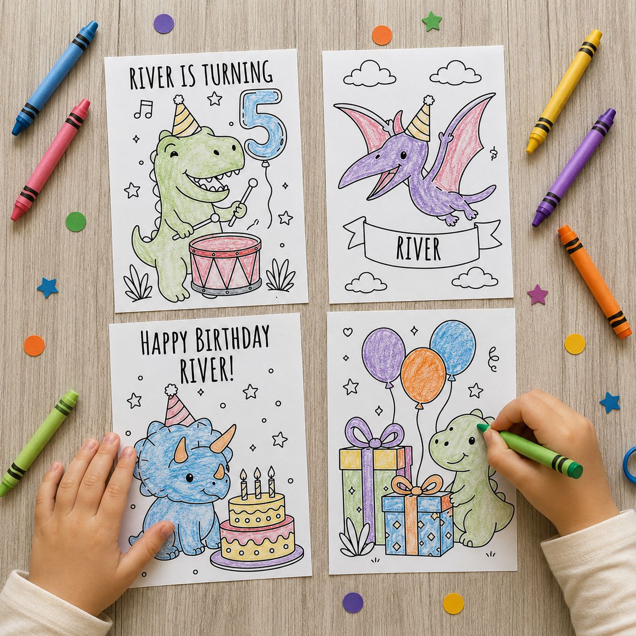 Dinosaur Coloring Pack