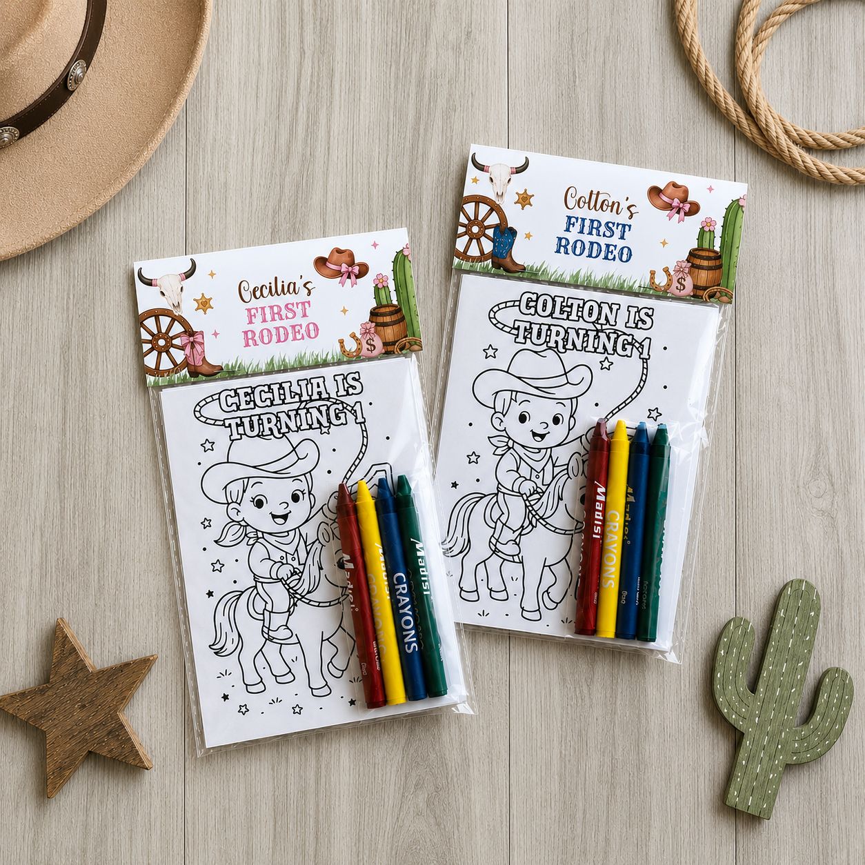Rodeo Birthday Coloring Pack