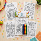 Fiesta Birthday Coloring Pack