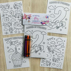 Airplane Coloring Packs, Time Flies Birthday