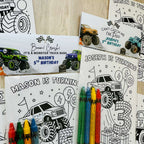 Monster Truck Coloring Packs