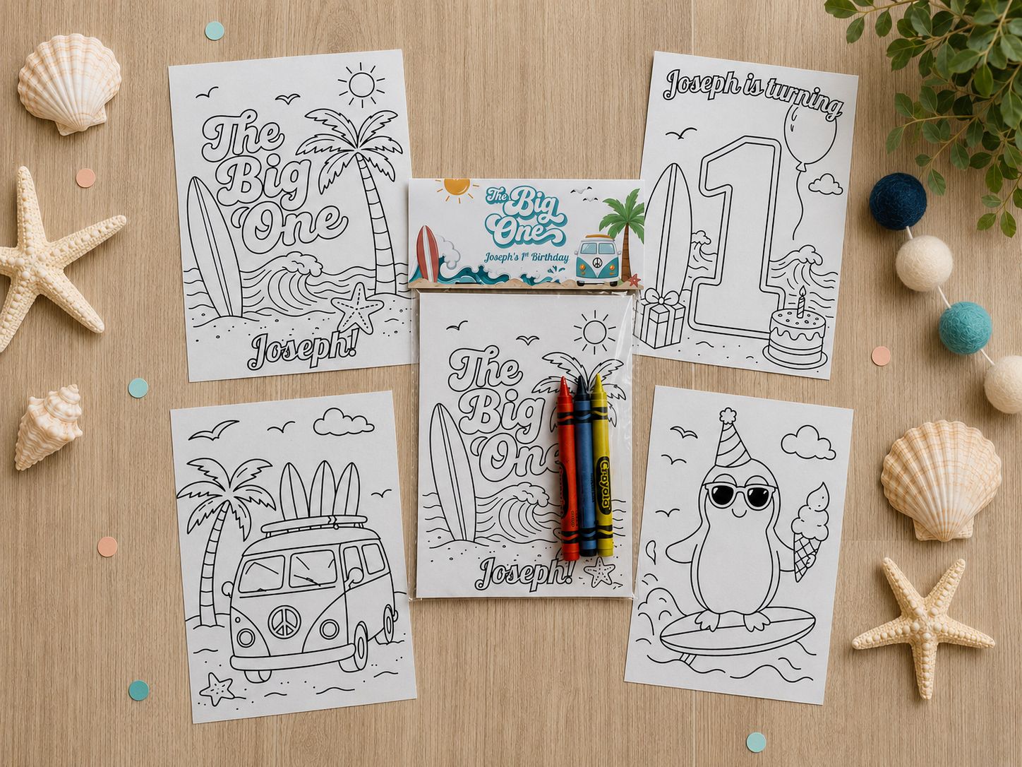 The Big One Coloring Pack