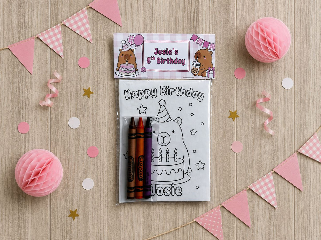 Capybara Coloring Pack