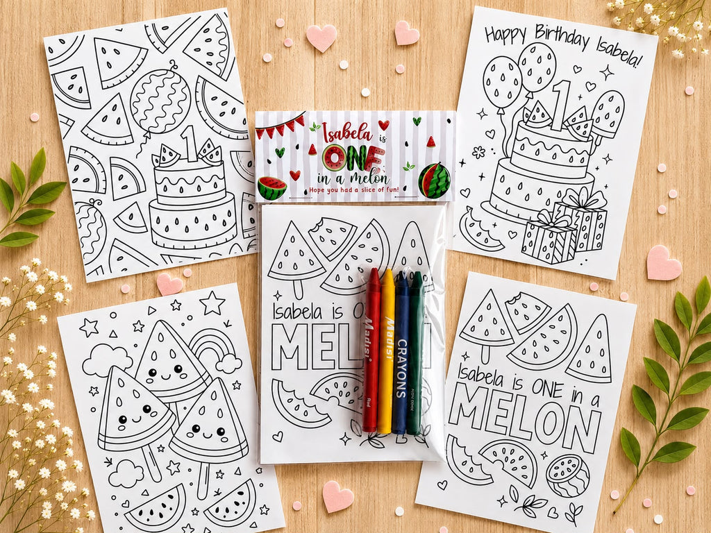 One in a Melon Coloring Pack