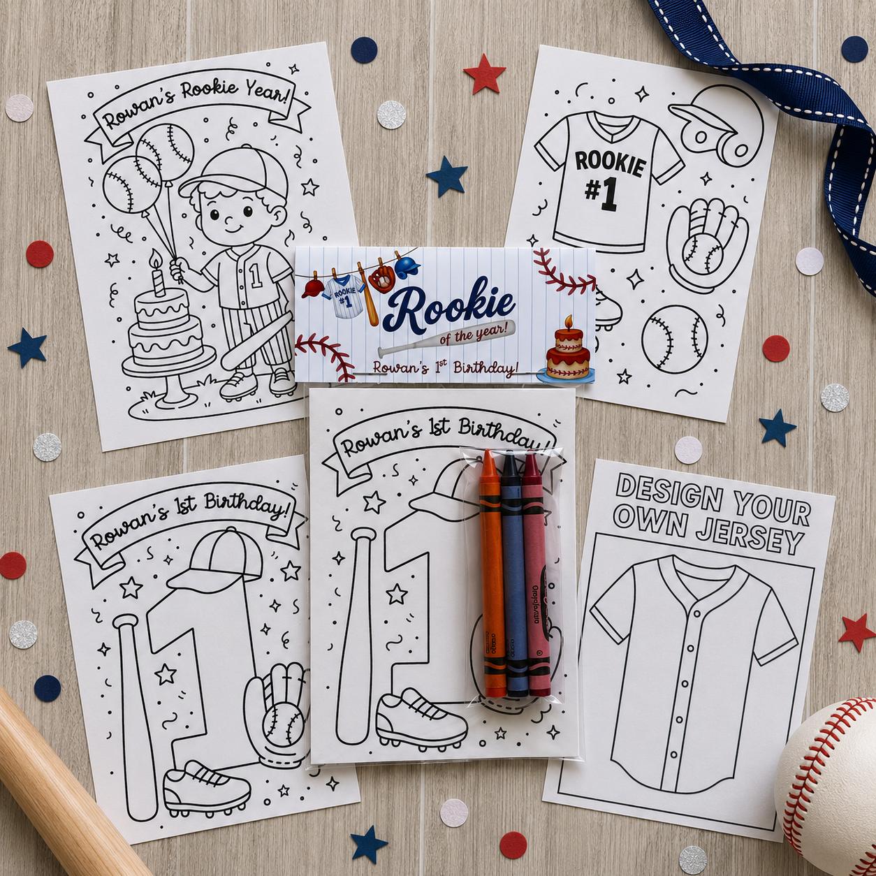 Rookie of the Year Coloring Pack