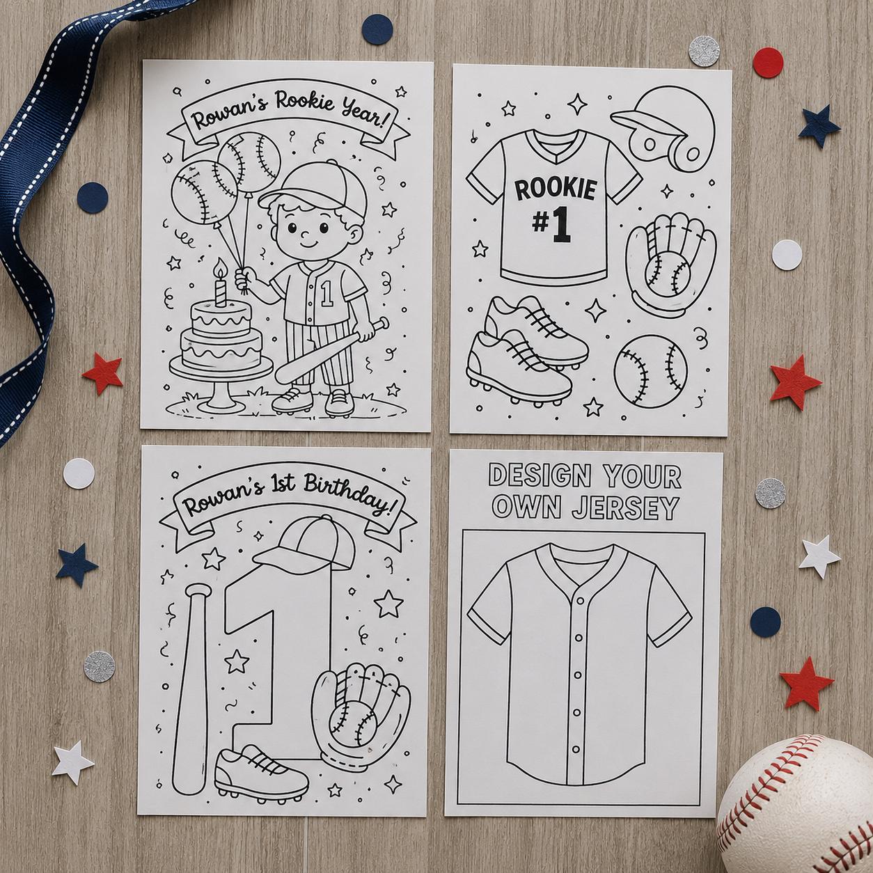 Rookie of the Year Coloring Pack