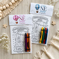 Hot Air Balloon Coloring Packs, Wonderful World Birthday