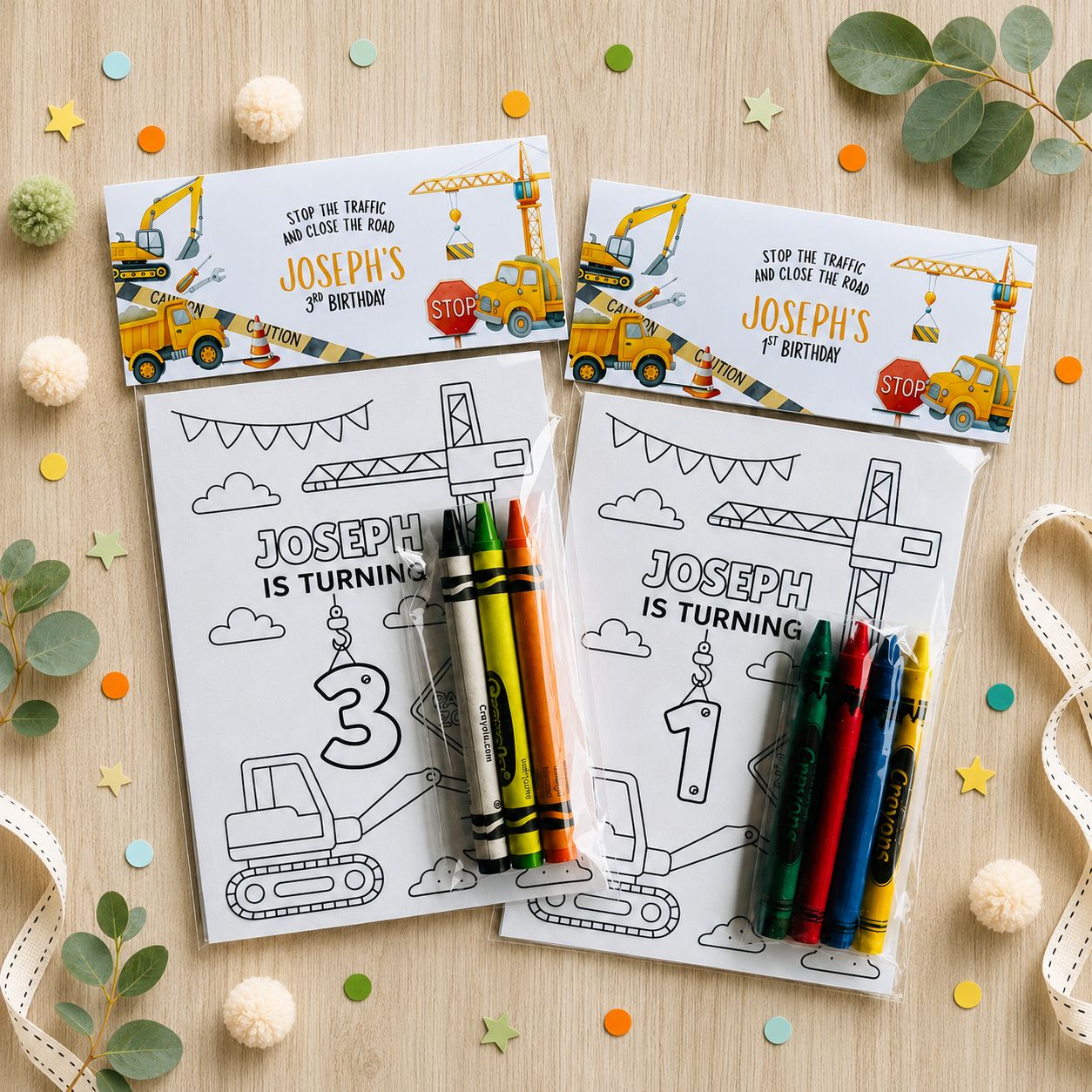 Construction Coloring Pack