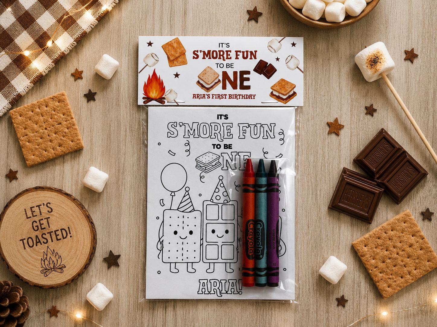 S'more Fun to Be One Coloring Packs
