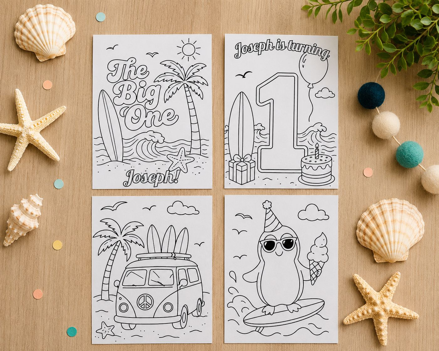 The Big One Coloring Pack