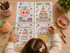 One Sweet Peach Coloring Pages (Digital)