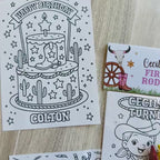 Rodeo Birthday Coloring Pack