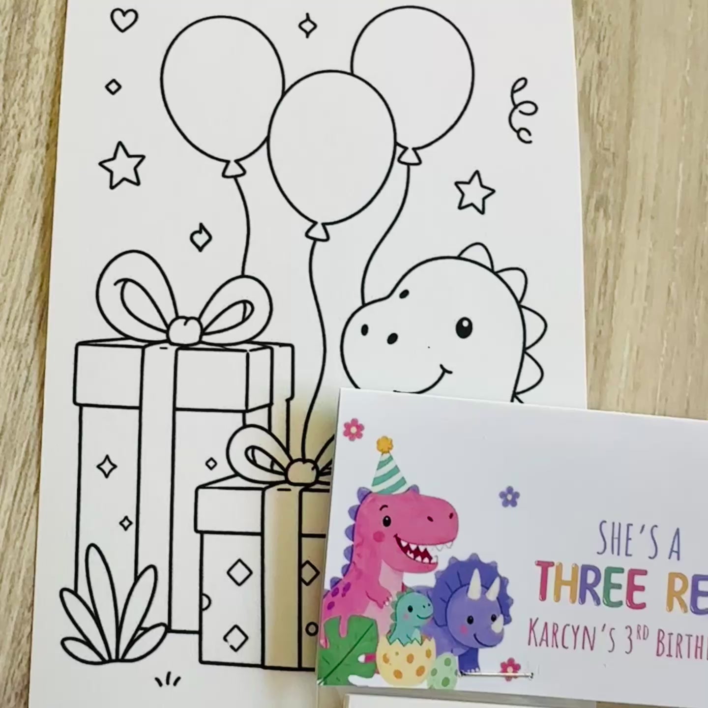 Dinosaur Coloring Pack