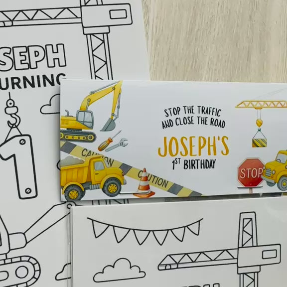 Construction Coloring Pack