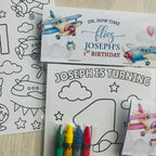 Airplane Coloring Packs, Time Flies Birthday