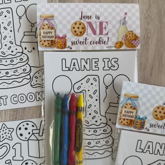 One Sweet Cookie Coloring Pack